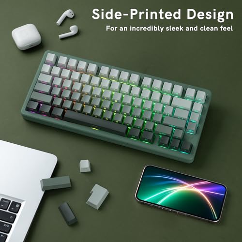 Image of dagaladoo Shine Through keycaps Set,Double Shot PBT keycaps Gradient
