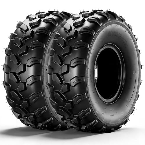 MOTOOS ATV/UTV Tires 19x7-8 All-Terrain Mud Tires 19x7x8 6-Ply Directional Tread Tubeless Set of 2