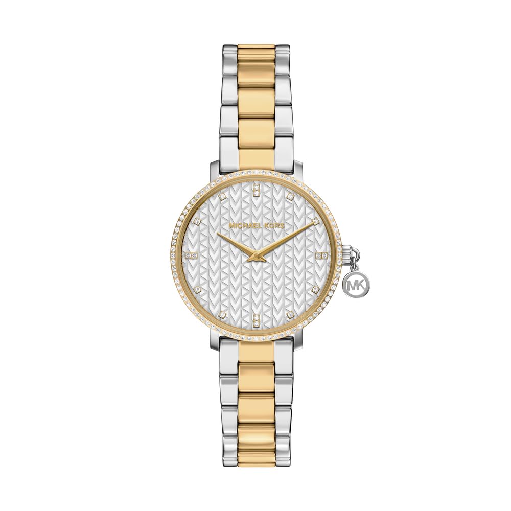 Michael Kors Pyper Women's 32MM Silver-Tone Stainless Steel Watch, MK7574