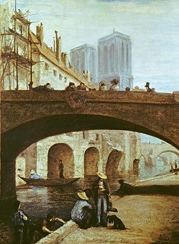Affiche Toile Notre-Dame de Paris pour grand décor mural de salon moderne