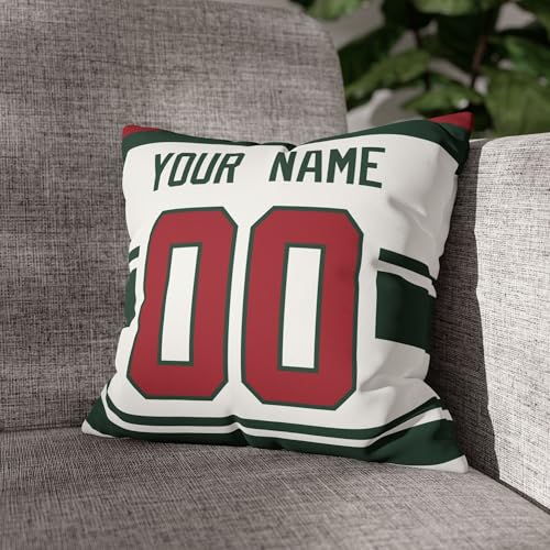 Image of ANTKING Throw Pillow 2 Packs Personalized Custom Any Name Number for Men Women Boy Gifts