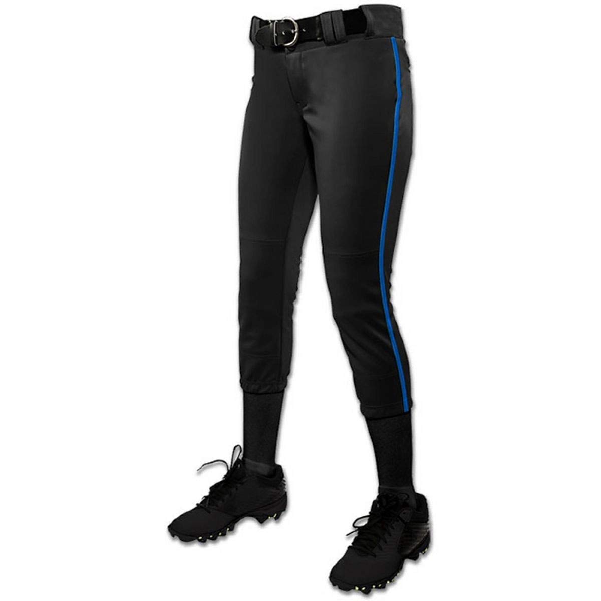 Champro Pantalon de softball taille basse Tournament pour femme avec passepoil latéral