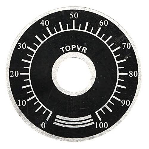 5 Stück MF-A03 Potentiometer Drehknöpfe mit Digitalzifferblatt Skalenplatte präzise Einstellung für Elektronikprojekte DIY Bastler