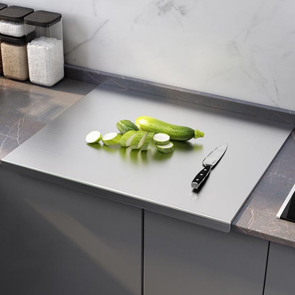 Tablas De Cortar De Titanio Premium para Cocina, Grandes De 30x40 Cm (Paquete De 2), Tablas De Cortar De Grado Alimenticio para Carne, Frutas, Verduras, Pan Y Repostería.