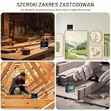 OBEST 4x90 ° Cyfrowy Nachylenie Poziomy 360 °, Przenośnik kątowy Magnetyczny Wodoodporny IP54, Wysoka Precyzja Narzędzie Pomiarowe dla Stolarki Budowlanej