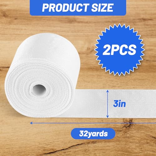 Image of Fiberglass Cloth Tape, 6 oz, 3 inch Wide x 65.6 yd, Non-Adhesive Woven Fiberglass Insulation Tape for Reinforced Repair, Joints, Seams, Molding
