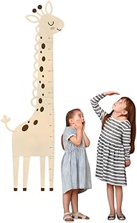 Custom Growth Chart Board, Giraffe Growth Chart Engraved Wood Ruler, Boys Room Decor, Kids Height Stick, Toddler Wooden Ruler, Baby Measuring Stick