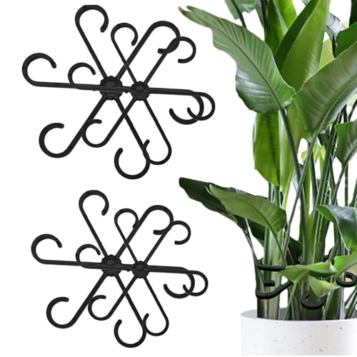 Générique Tuteurs pour Plants Grimpantes - Treillis d'Intérieur Style Poteau | Soutien pour Monstera, Philodendron | Ensemble de 4 Tailles Variées avec Clips de Tige Réutilisables