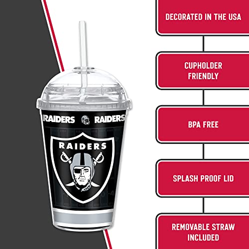 Image of Rico Industries NFL Football Rookie of The Year 12oz Acrylic Tumbler, Youth Tumbler with Swirly Straw
