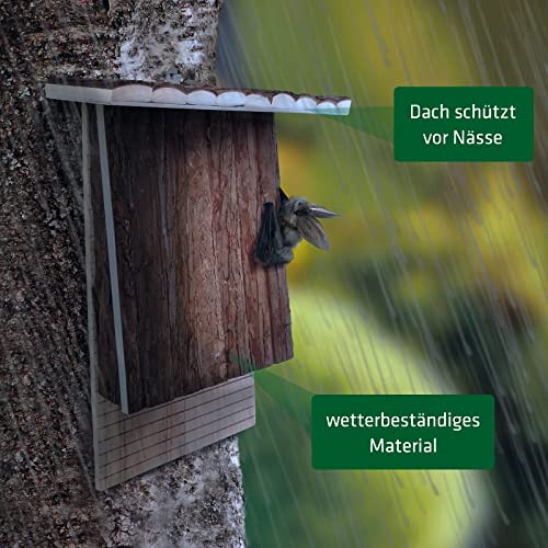 Boîte Hôtel pour Oiseaux Sauvages et Abri Chauve-Souris