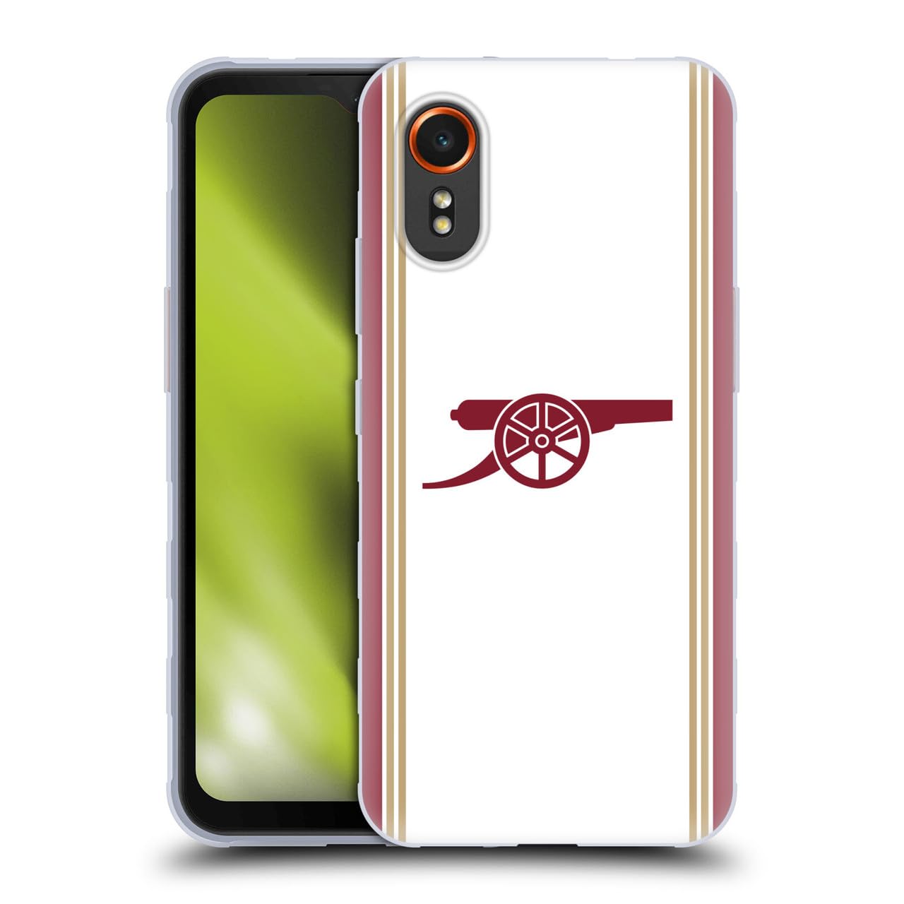 Head Case Designs Officially Licensed Arsenal FC Third 2025/26 Kit Gel Case [Military Grade Protection] Compatible With Samsung Galaxy Xcover7 5G
