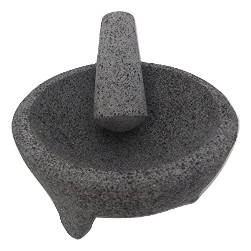 Authentic Mexican Molcajete de Piedra Volcánica