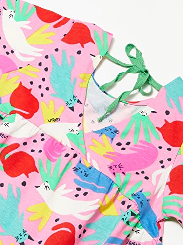 Vestido Infantil Evasê Estampado Up Baby Menina, Rosa, 02