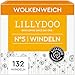 LILLYDOO hautfreundliche Baby Windeln - Größe 5 (11+ kg), Monatsbox (132 Stück), Sicherer Auslaufschutz, Weich, Ohne Parfüme & Lotionen für empfindliche Haut, Dermatologisch getestet