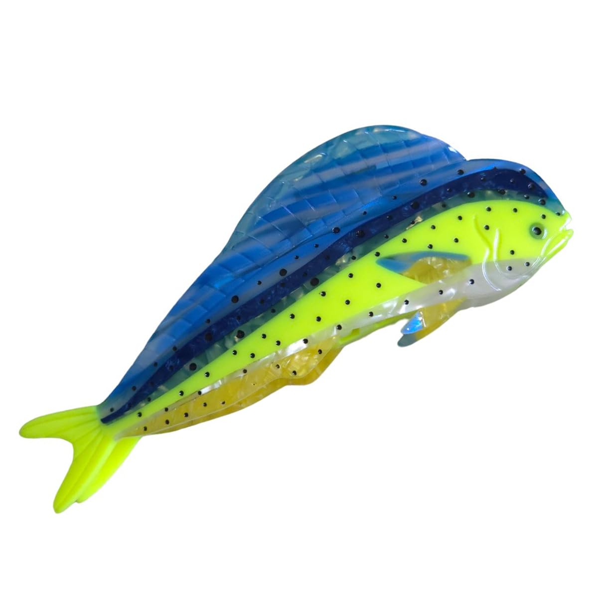 Novelty Aquatic Animals Hair Clips,Mahi-Mahi Fish Hair Clip,Cellulose Acetate Hair Clips,Big Claw Clips for Women - Image 7