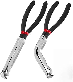 耦合器拆卸 工具 2根套装 直线型 曲线型 套装 连接器 钳子 燃油管 拆卸 钳子 配线 维修保养 DIY 车 汽车 摩托车 高碳钢 小型 轻便