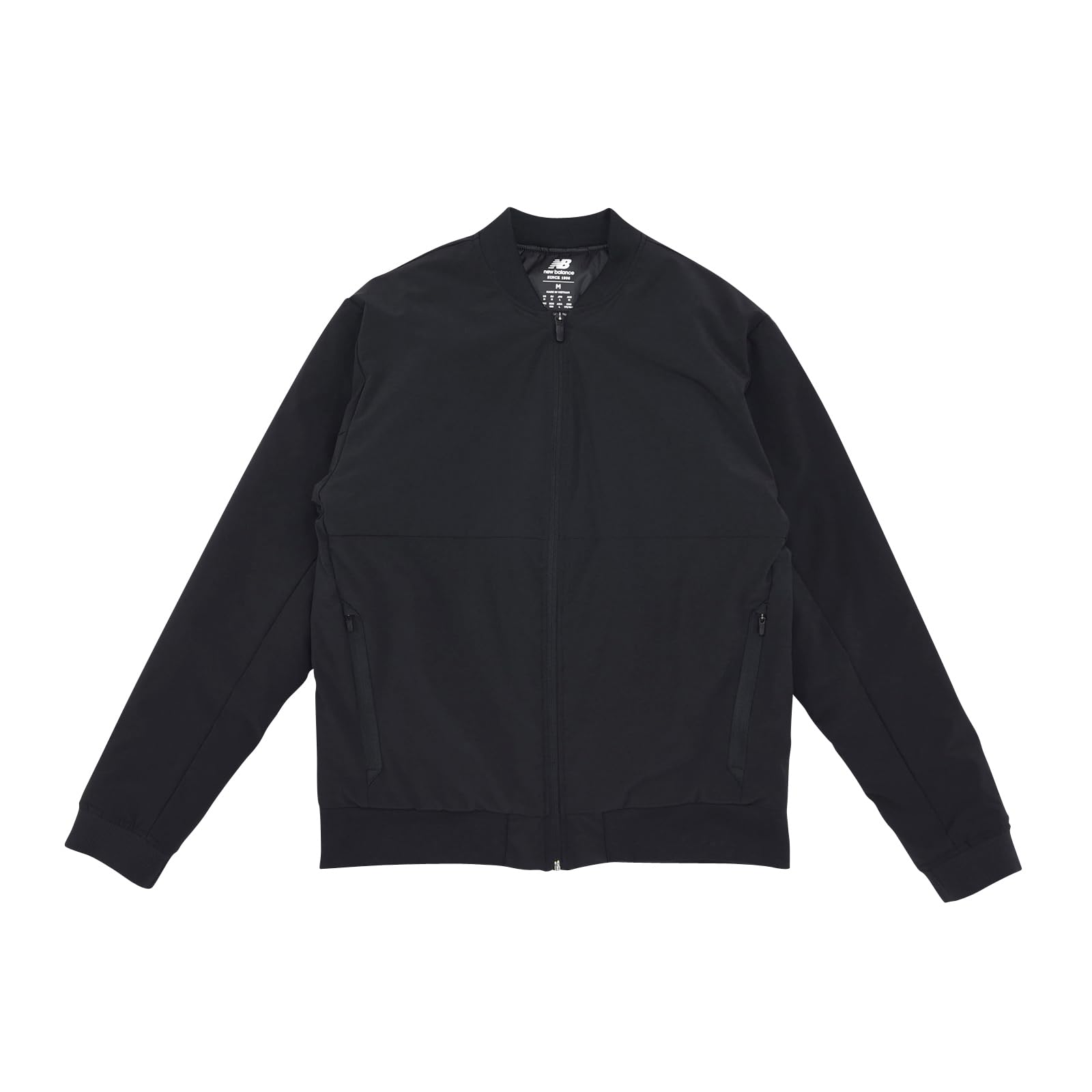 ジャケット ブルゾン New Balance ニューバランス　ブラック　М New Balance ブルゾン アウター スタンドカラージャケット