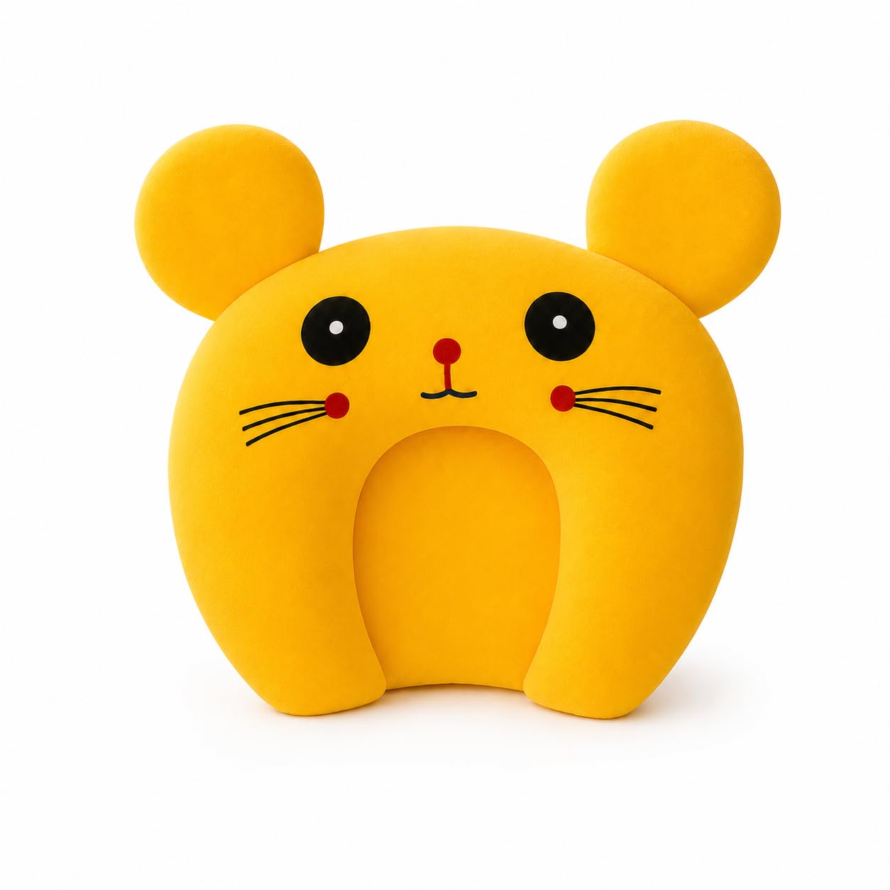Cute Blue Mouse Cushion for Baby Nursery -7