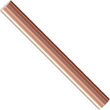 Copper Round Rod, Pure Copper Metal Bar Length 200Mm, Diameter 30Mm-40Mm for DIY Laboratory Materials Lathe Bar Stock,Diameter 35mm