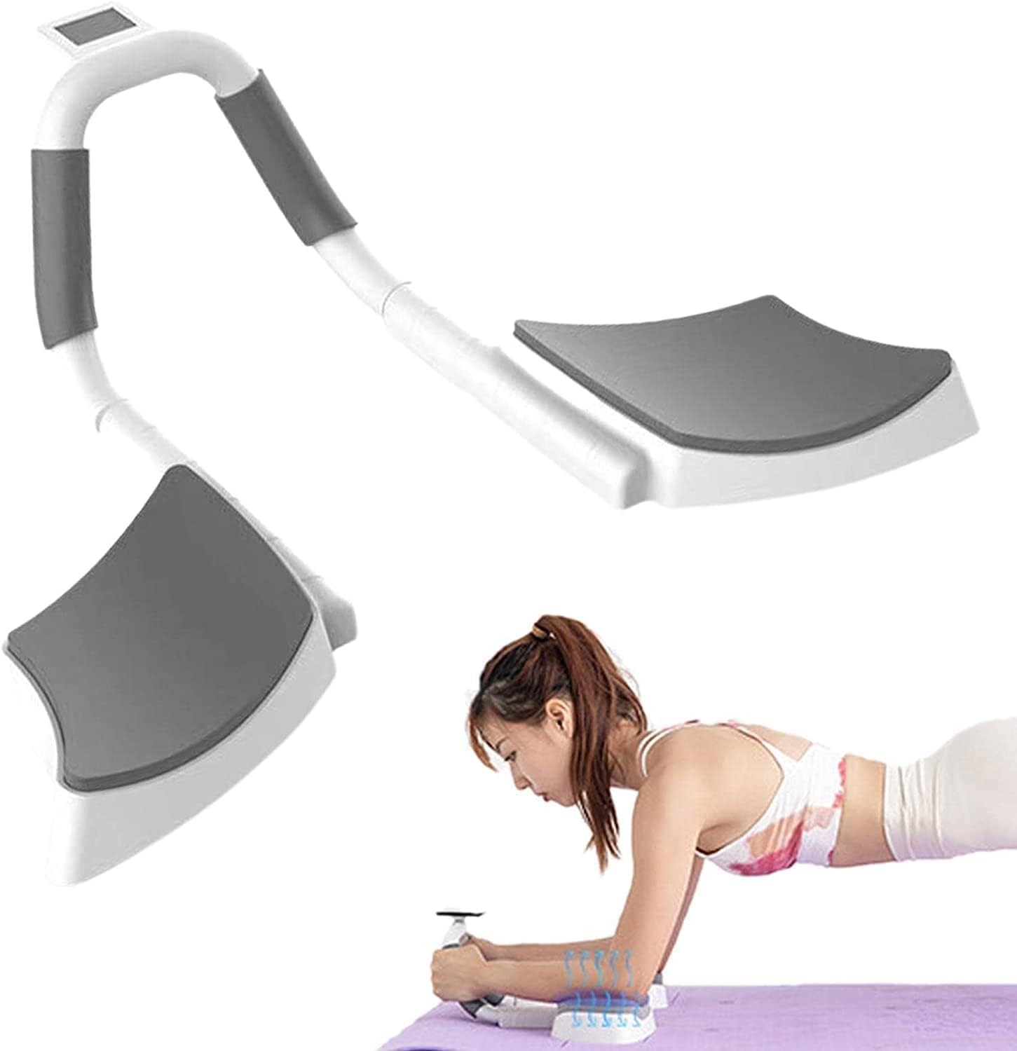 JUKKRE Core Trainer Abdominal With Handles Bodybuilding Fitness Push Ups Board With Pedals White|Exercise & Stretching, Suitable In Home & Gym Workout For Men & Women, Multi Resistance (B0D1QB8QMN) Amazon Price History, Amazon Price Tracker