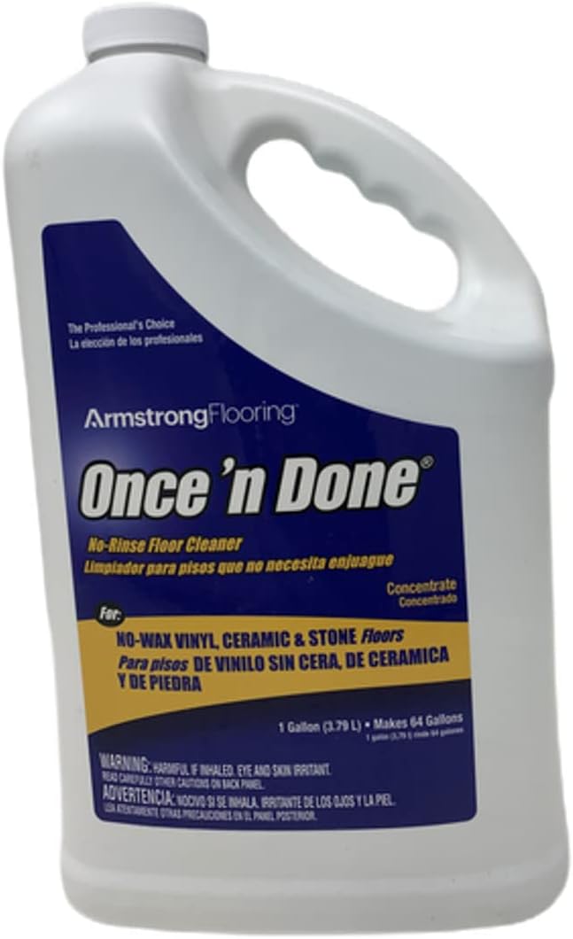 Armstrong 330408 Once 'N Done Concentrated Floor Cleaner, 1Gallon
