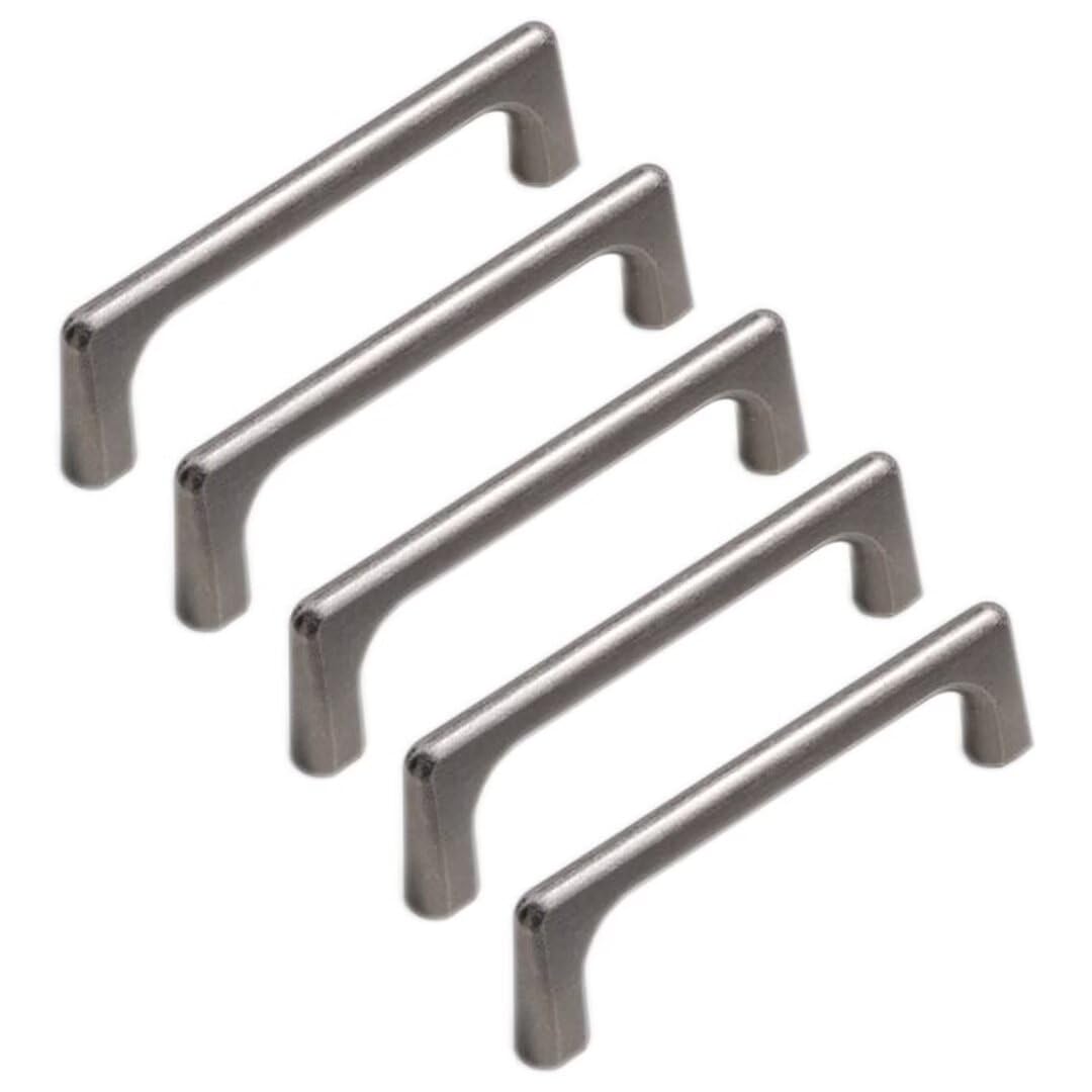 TYYCKJ 5 Pack Door Handle Pull Cabinet Pulls Handles, Solid Aluminum Alloy Door Handle for Cabinet Wardrobe Knob, Closet Door Pulls, Drawer Hardware Kitchen Handles with Screws