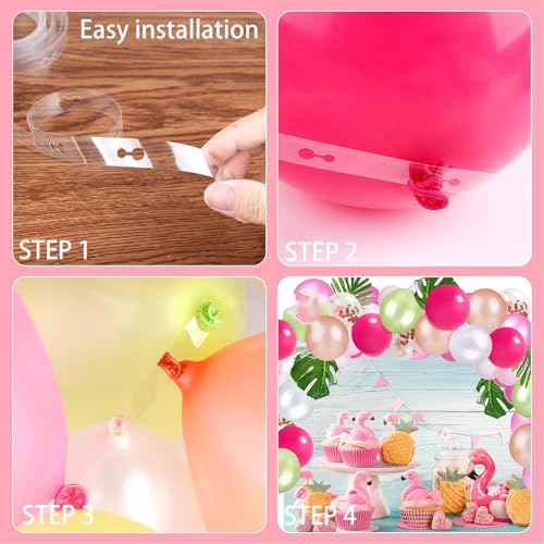 Balloon Decorating Strip,10 Balloon Arch Strip Kit for Party Wedding Birthday Decorations Balloon Tape - Image 6