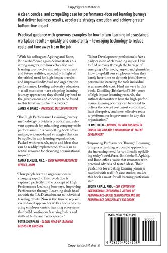 Improving Performance Through Learning: A Practical Guide for Designing High Performance Learning Journeys