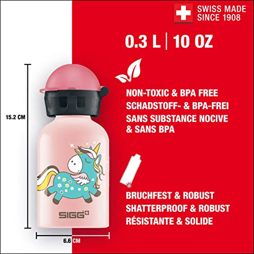 SIGG - Kids Water Bottle - KBT - Made in Switzerland - Leakproof - BPA Free - Kindergarten, Preschool & School - 10 Oz by Sigg - Used condition - US$6.10