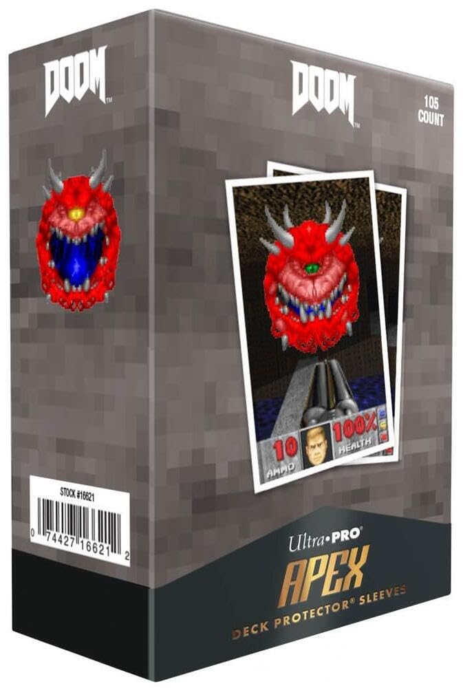 Amazon.com: Ultra Pro Card Sleeves Cacodemon 105ct APEX Deck