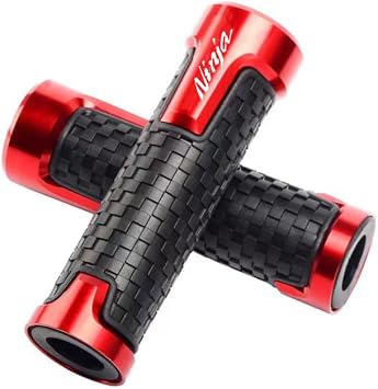 7/8" 22mm CNC Motorcycle Handlebar Grips for Ninja 400 650 ZX6R ZX9R ZX10R ZX12R ZX14R
