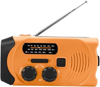 UKCOCO Mini Lanterna Mini Rádio Lanterna Rádio Mini Tocha De Rádio Tocha Ao Ar Livre Gravador De Rádio Tocha Laranja