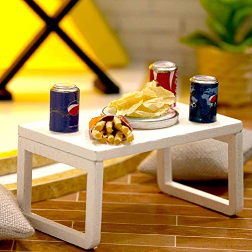 FLYTYSD Puppenhaus Miniatur Puppenhaus Kit DIY Holz Puppenhauszubehör Mit Möbel Set Spielzeug Plus Staubschutz Cover… – Bild 4
