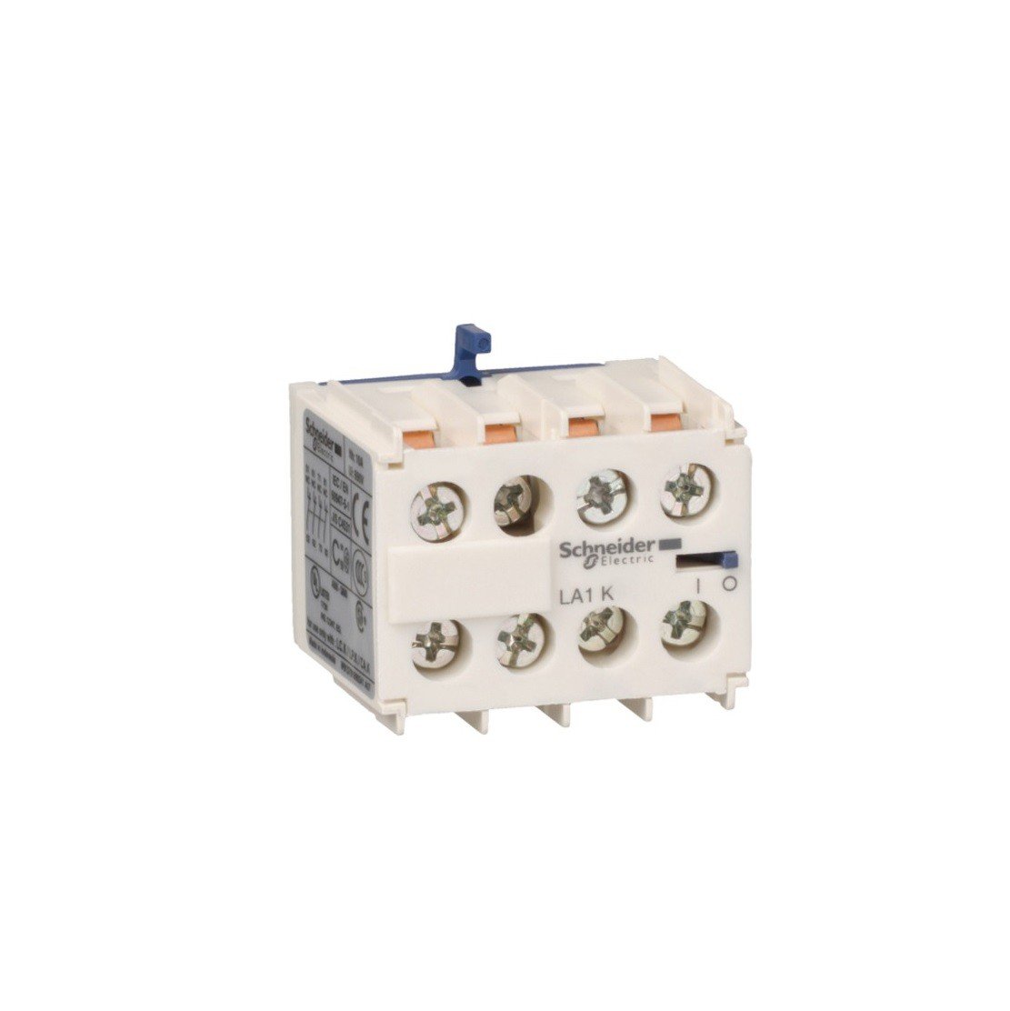 Schneider Electric, TeSys K - Auxiliary contact block - 2 NO + 2 NC - screw-clamps terminals, LA1KN22
