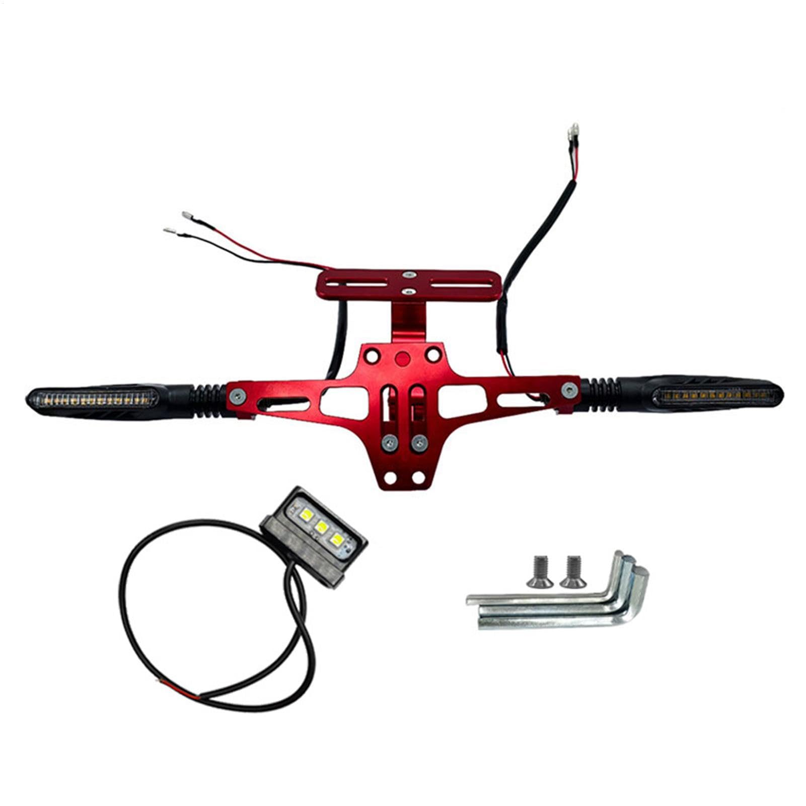 LED turn light tag haute luminosité avec kit éclairage de support d'immatriculation - 8