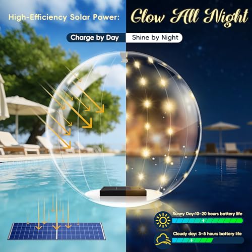 Solar Floating Pool Lights - image 3