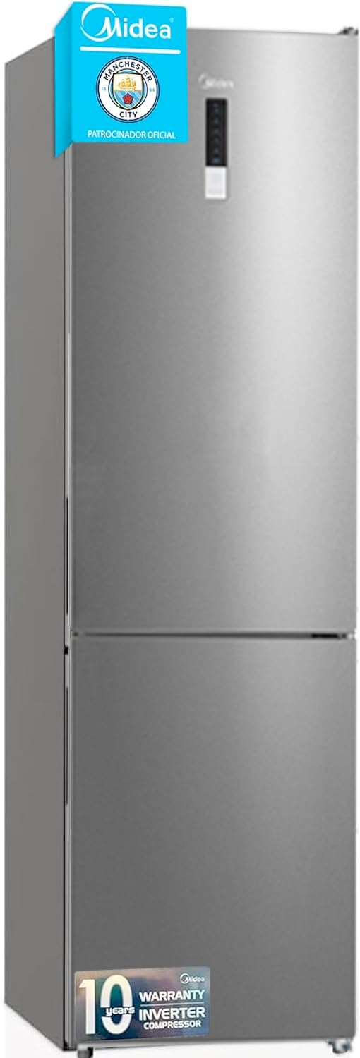 Midea MDRB424FGE02OE Frigorifero con congelatore Libera Installazione 310 L E Acciaio Inox