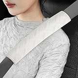 JUSTTOP Paquete de 2 almohadillas universales para correa de hombro de coche para una conducción más cómoda, fundas de correa de hombro, almohadilla de arnés para accesorios interiores del automóvil