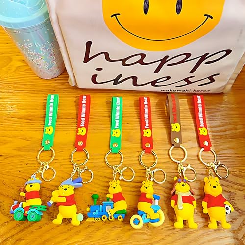 Image of Cute 3D Keychain | Keyring & Quirky Bag Charm | Hard Silicone, Unbreakable | Travel Essential | Kids Friendly | Strap & Bag Hook