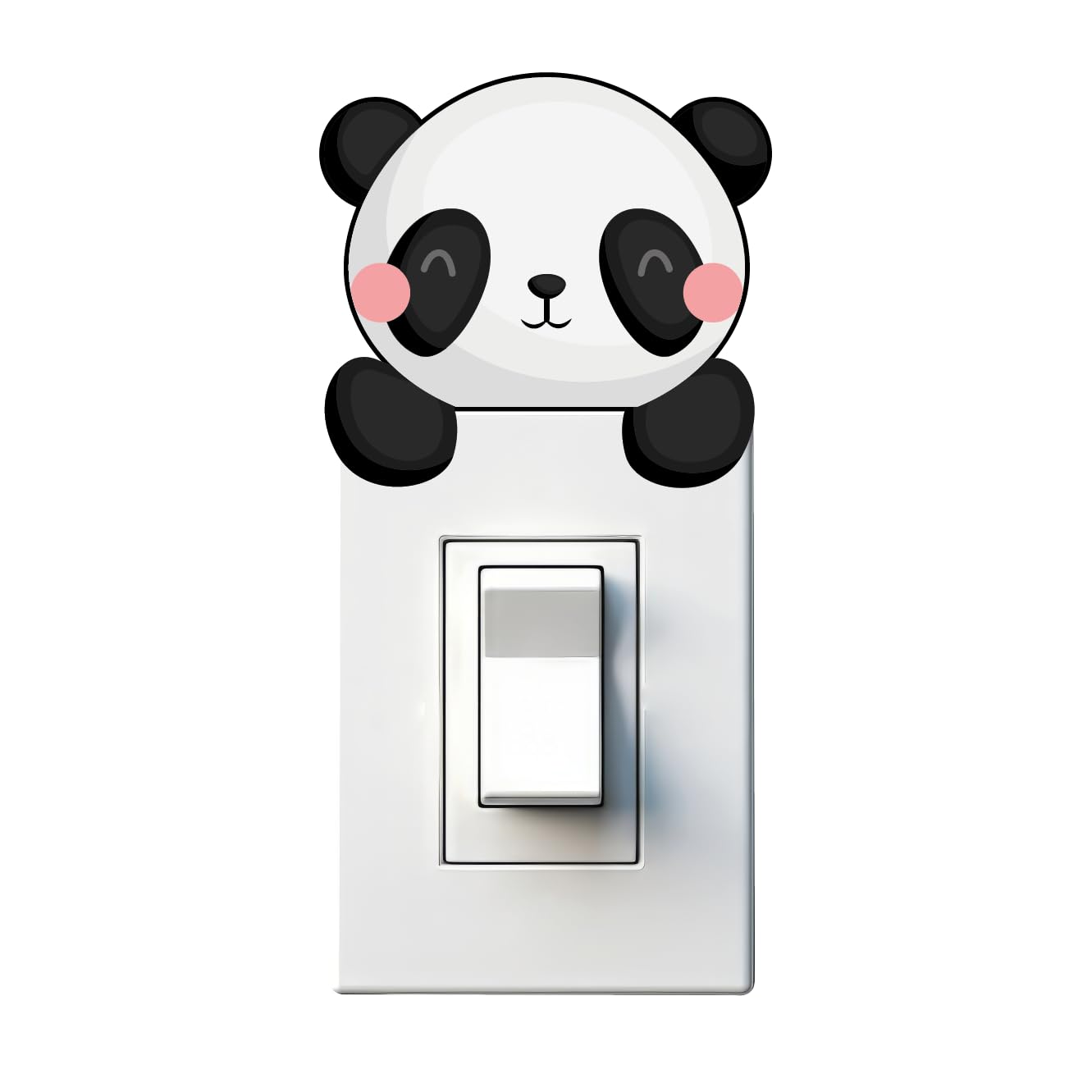 Aufkleber für Schalter Tiere Vinyl Panda