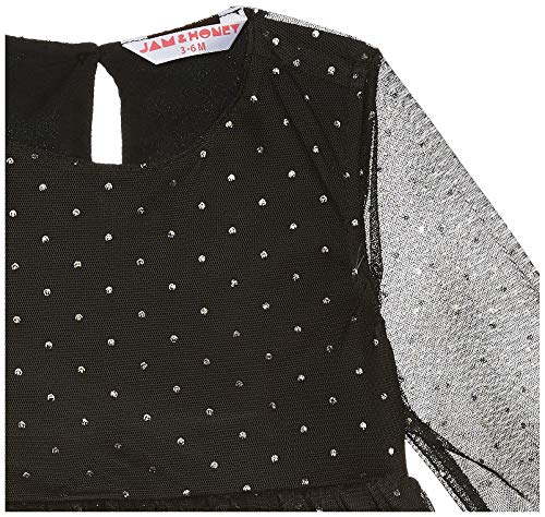 Image of Amazon Brand - Jam & Honey Baby-Girl's Polyester Skater Knee-Length Dress
