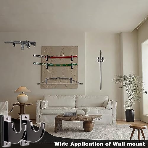 XINWENLI Lightsaber Wall Mount, Acrylic Lightsaber Display Stand, Can Be Widely Used for Martial Arts Weapons Bows, Shortguns - Image 4
