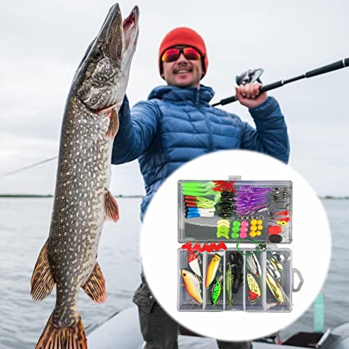 Tackle Box en Lure Kit, Tackle Box en Meer Vistuig Kunstaas Kit Set, Tackle Box voor Zoetwater Forel Bas Zalm Dnlm - Image 3