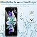 MIUOLV Galaxy Z Flip 4 Screen Protector 2 Pack, Hydrogel Film Screen Protector for Samsung Galaxy Z Flip 4, Soft EPU Screen Protector Full Covered, High Definition, Scratch Self Recovery, Bubble Free