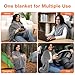 Cordless Battery Operated Heated Blanket, Wearable Heating Throw for Car,Camping,Office Warm Gift Machine Washable Super Cozy Soft Blanket with 10000 mAh Battery Pack 3 Heating Levels 63