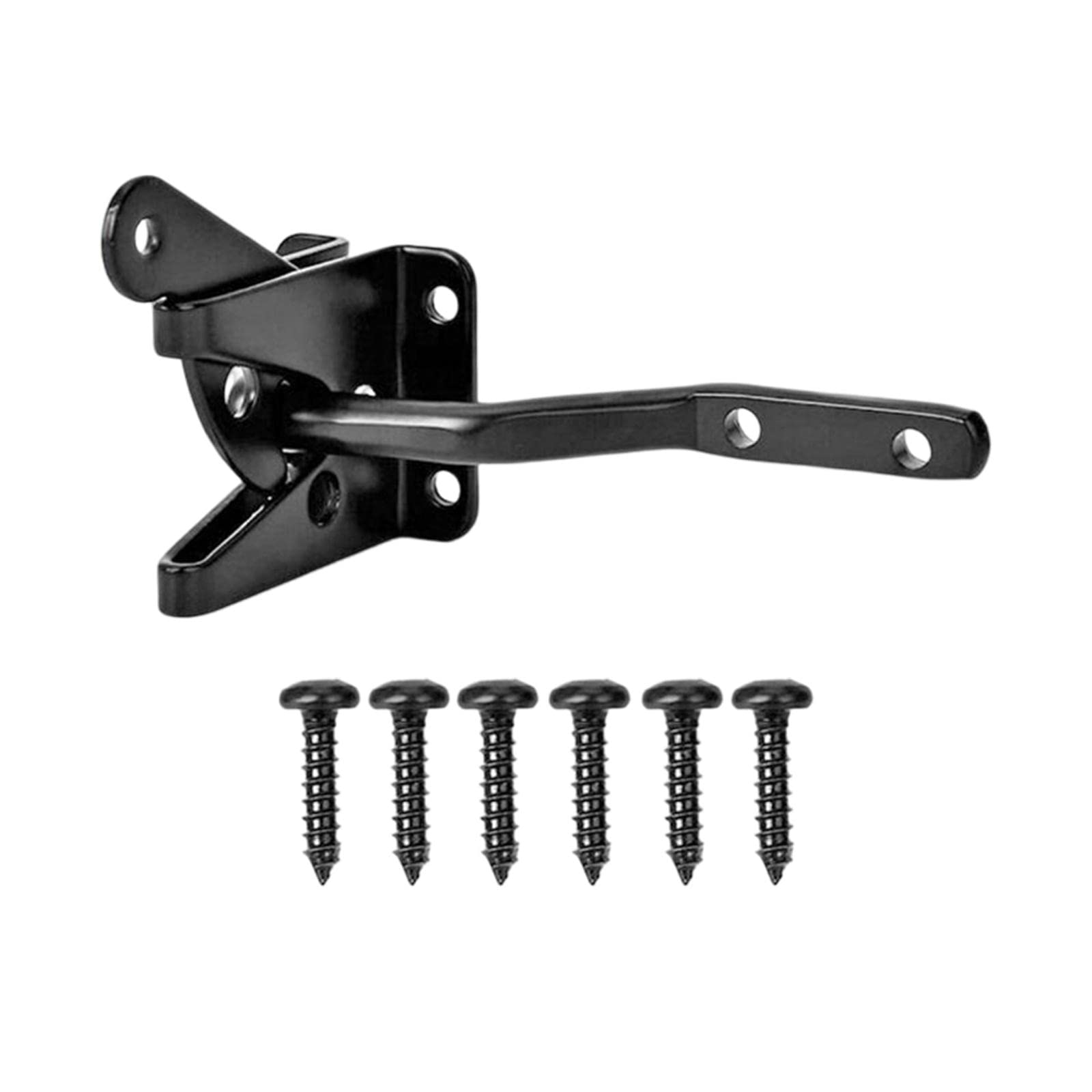 Heavy Duty Fence Gate Latch Self Locking Hardware for Yard Shed Barn Doors | Home & Garden | Home Improvement | Building & Hardware | Doors & Door Hardware | Other Door Hardware-image-8