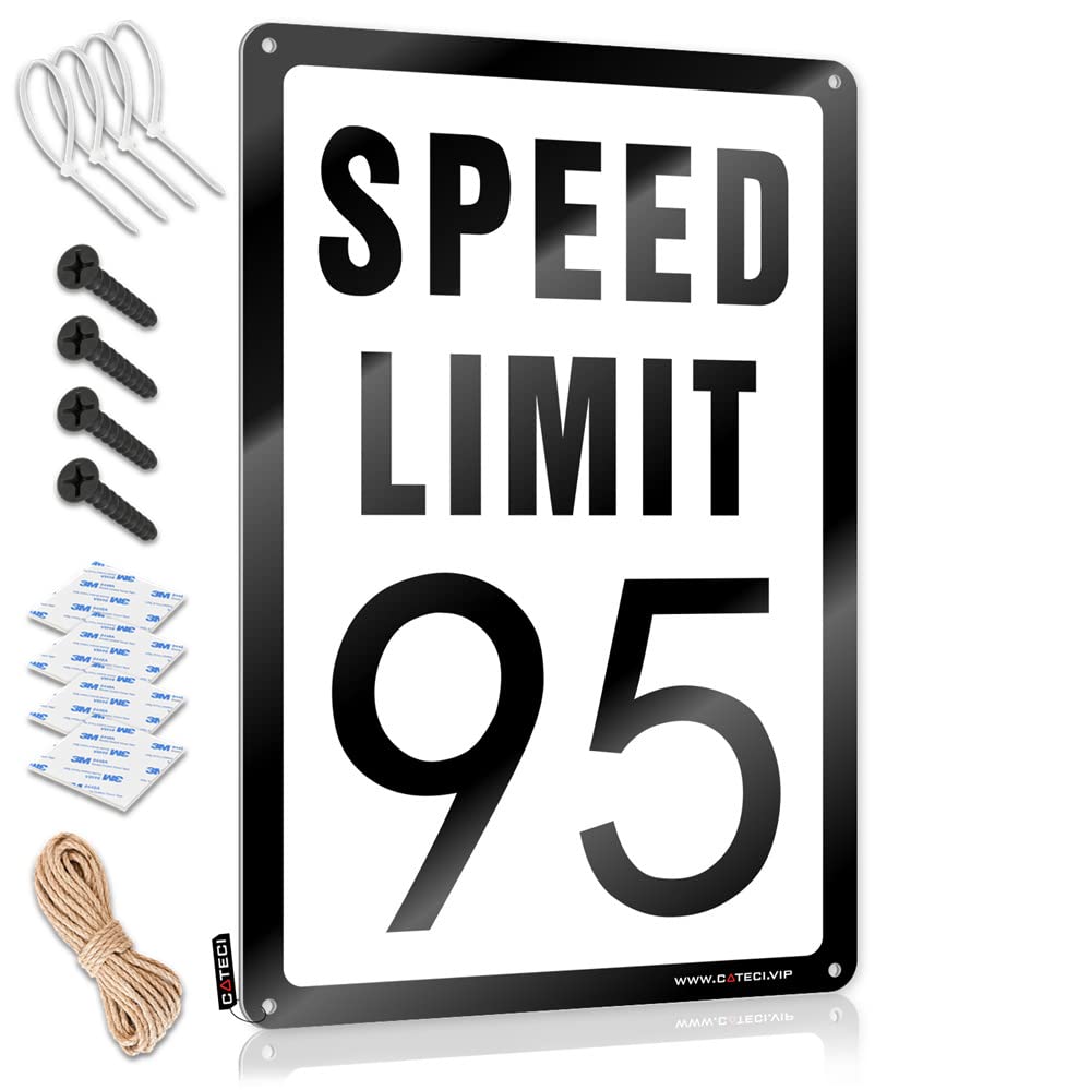 Funny Signs Billiard Speed Limit 95 Mph Sign Tin Wall Decor Bar Wall Decor(20X30CM)