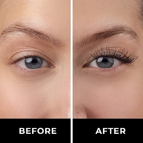 Image of Lamel- 3D Effect Mascara- Black | Lifts and curls the lashes | Gives a voluminous effect |Unique brush that easily separates lashes |Smudge-proof formula |10ml (Pack of 2)