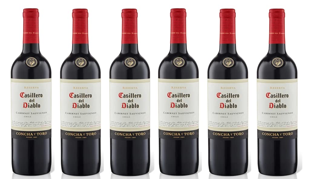 6x 0,75l - Casillero del Diablo - Cabernet Sauvignon - Valle del Rapel D.O. - Chile - Rotwein trocken