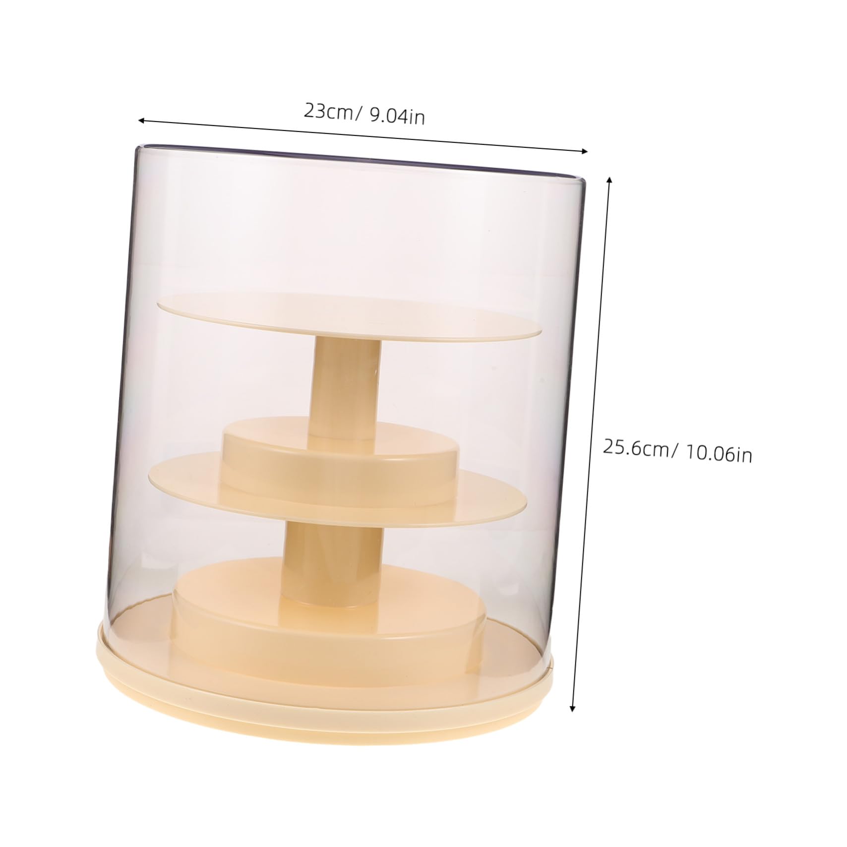 Gatuida Vitrina Giratoria Transparente Antipolvo para Minifiguras de Acción Vitrina de Colección Base Giratoria para Exhibir y Guardar Figuras de Juguete
